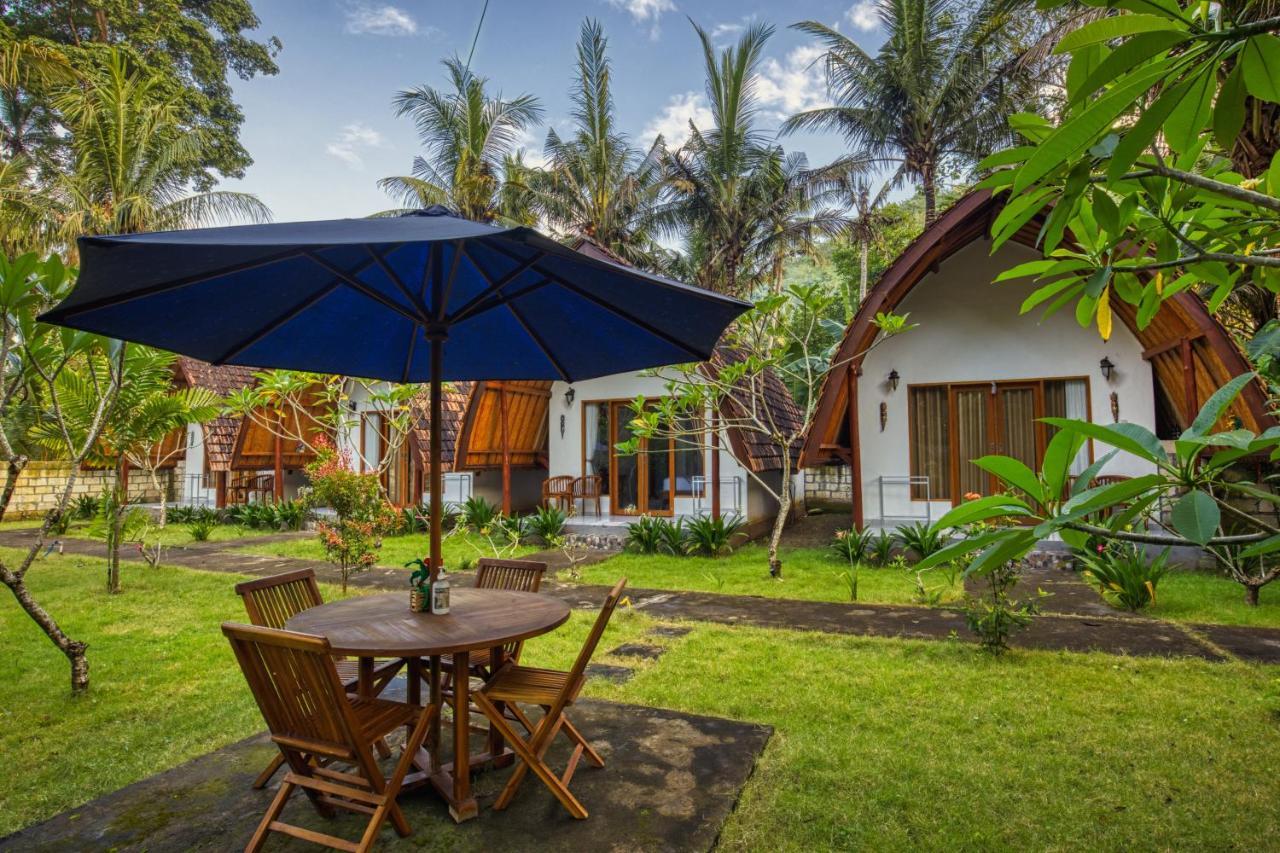 Maharga Bungalows Sakti Bagian luar foto