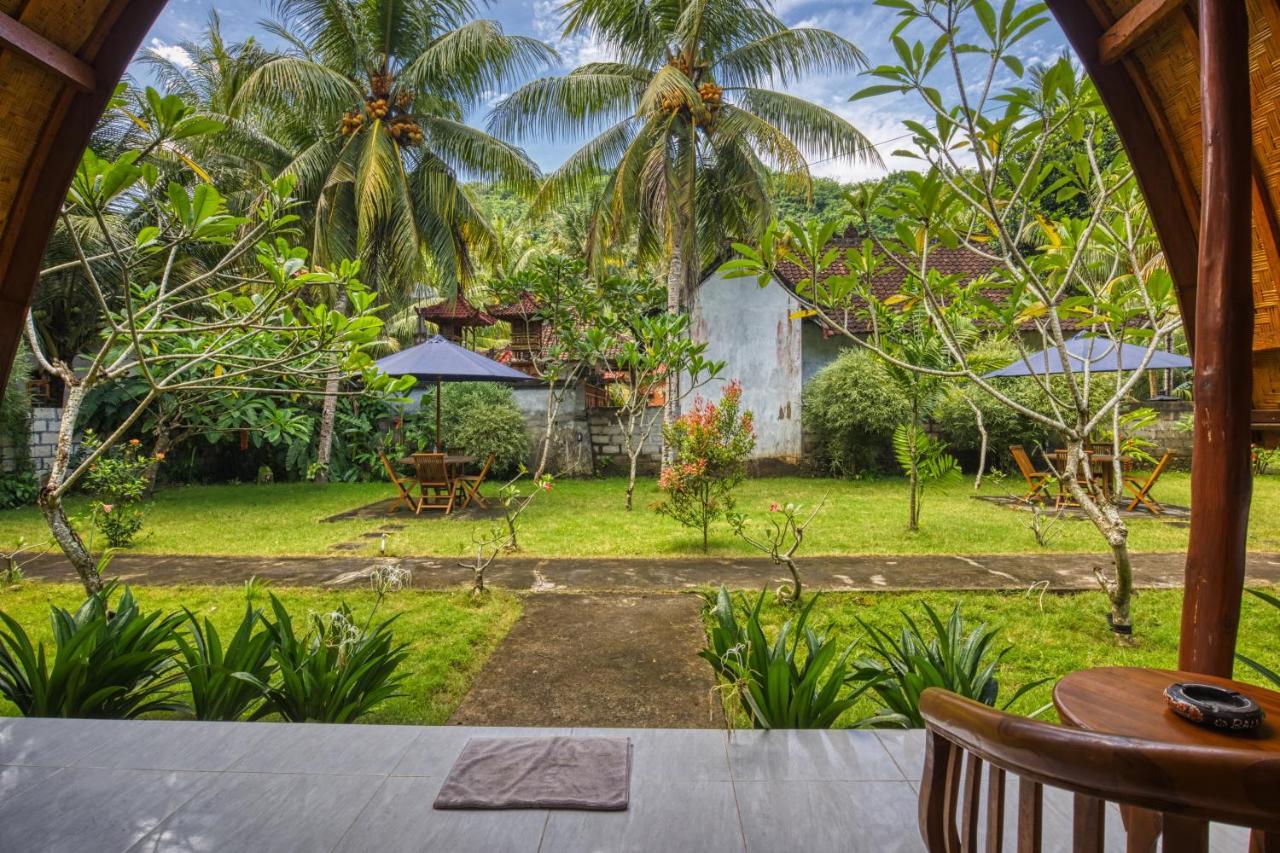 Maharga Bungalows Sakti Bagian luar foto