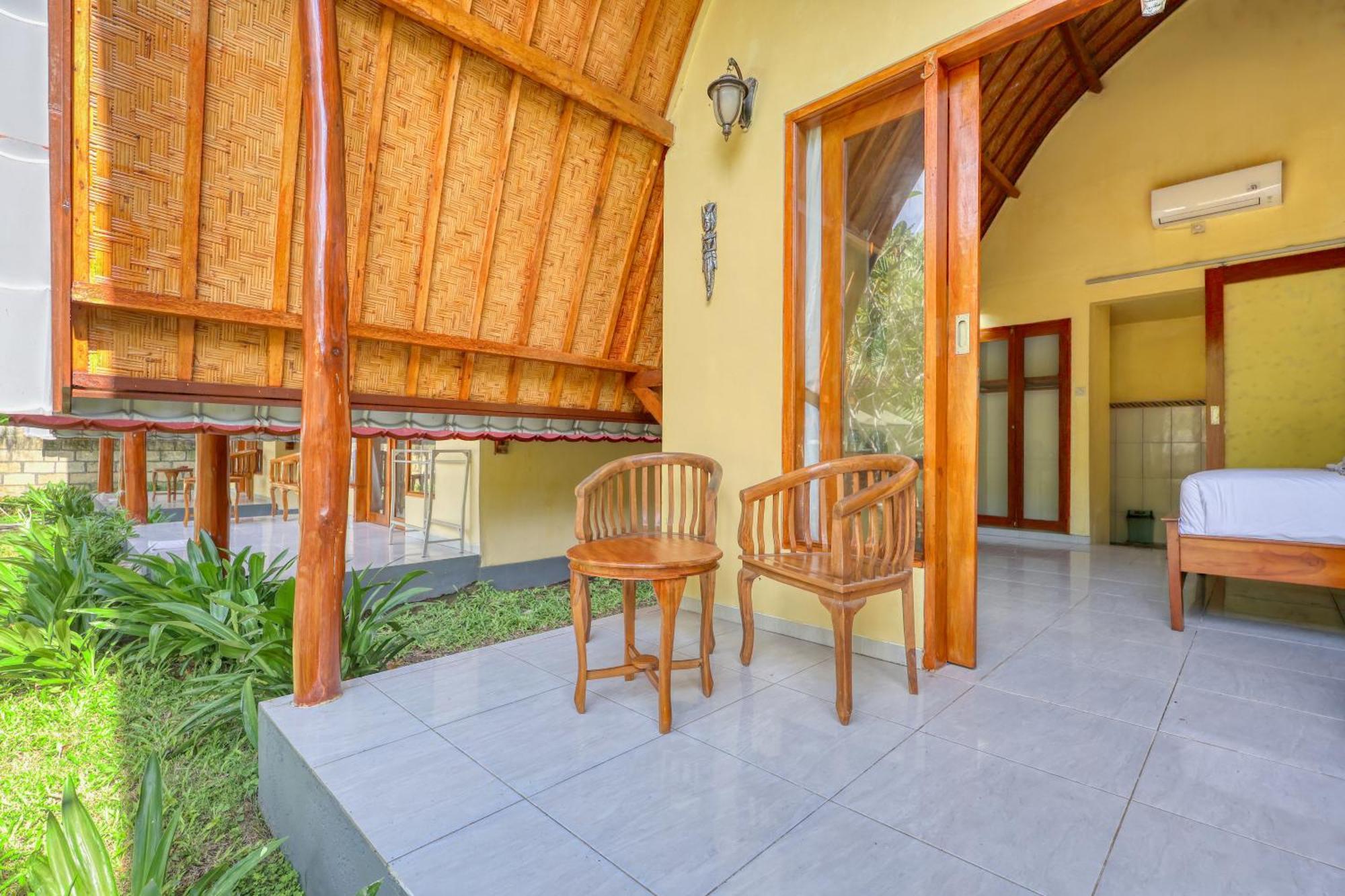 Maharga Bungalows Sakti Bagian luar foto