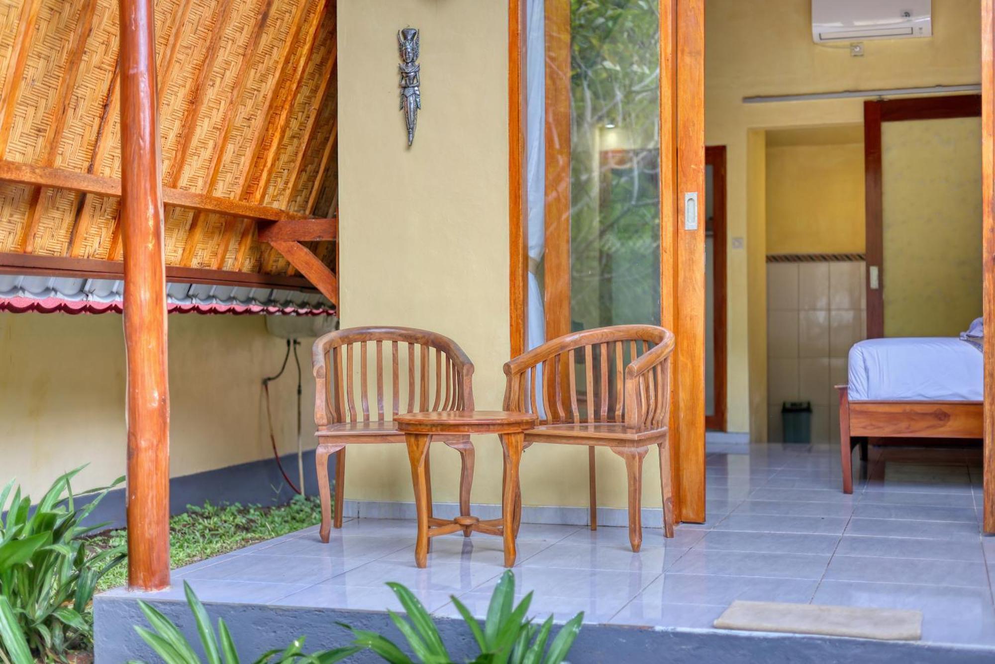 Maharga Bungalows Sakti Bagian luar foto