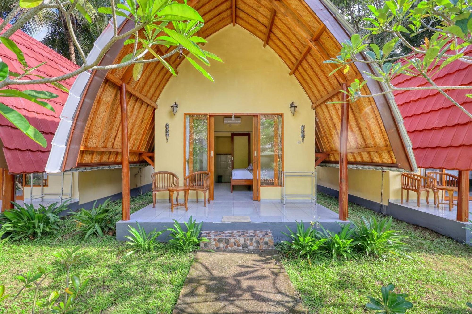 Maharga Bungalows Sakti Bagian luar foto
